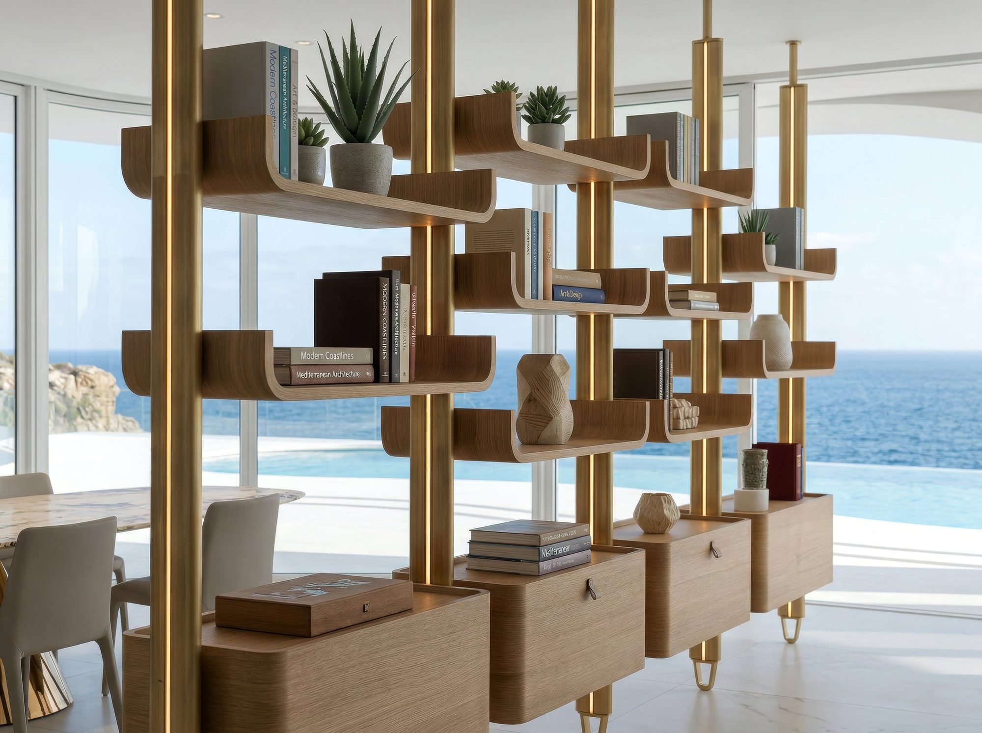Krono, library and furniture dividers